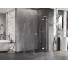 Mexen Lunar L kabina prysznicowa uchylna prawa 80 x 80 cm, transparent, chrom - 834L-080-080-01-00-P