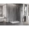 Mexen Lunar L kabina prysznicowa uchylna prawa 100 x 80 cm, transparent, chrom - 834L-100-080-01-00-P