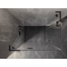 Mexen Lunar L Duo kabina prysznicowa uchylna lewa 120 x 95 cm, transparent, czarna - 834L-120L-095P-70-00