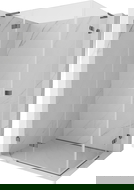 Mexen Lunar L Duo kabina prysznicowa uchylna lewa 90 x 80 cm, transparent, gun metal - 834L-090L-080P-95-00