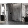 Mexen Lunar L Duo kabina prysznicowa uchylna 105 x 105 cm, transparent, gun metal - 834L-105L-105P-95-00