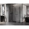 Mexen Lunar L Duo kabina prysznicowa uchylna lewa 110 x 105 cm, transparent, gun metal - 834L-110L-105P-95-00
