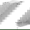 Mexen Lunar L kabina prysznicowa uchylna prawa 80 x 80 cm, transparent, gun gray szczotkowany - 834L-080-080-66-00-P