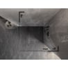 Mexen Lunar L kabina prysznicowa uchylna prawa 80 x 80 cm, transparent, gun metal - 834L-080-080-95-00-P