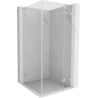 Mexen Lunar L kabina prysznicowa uchylna prawa 70 x 70 cm, transparent, nikiel szczotkowany - 834L-070-070-97-00-P