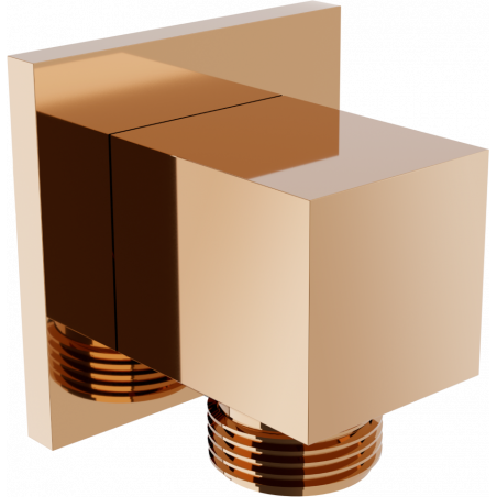 Mexen Cube przyłącze kątowe, różowe złoto - 79340-60