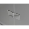 Mexen Lunar kabina prysznicowa uchylna prawa 85 x 80 cm, transparent, chrom - 834-085-080-01-00-P