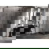 Mexen Lunar kabina prysznicowa uchylna prawa 70 x 70 cm, transparent, gun gray szczotkowany - 834-070-070-66-00-P
