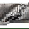 Mexen Lunar kabina prysznicowa uchylna prawa 70 x 70 cm, transparent, gun gray szczotkowany - 834-070-070-66-00-P