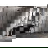 Mexen Lunar kabina prysznicowa uchylna prawa 70 x 70 cm, transparent, gun gray szczotkowany - 834-070-070-66-00-P