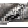 Mexen Lunar kabina prysznicowa uchylna prawa 85 x 80 cm, transparent, gun gray szczotkowany - 834-085-080-66-00-P