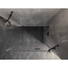 Mexen Lunar kabina prysznicowa uchylna prawa 95 x 80 cm, transparent, czarna - 834-095-080-70-00-P