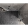 Mexen Lunar kabina prysznicowa uchylna prawa 100 x 100 cm, transparent, gun metal - 834-100-100-95-00-P