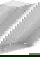 Mexen Lunar kabina prysznicowa uchylna prawa 90 x 80 cm, transparent, nikiel szczotkowany - 834-090-080-97-00-P