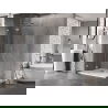 Mexen Lunar T kabina prysznicowa uchylna lewa 125 x 100 cm, transparent, chrom - 834T-125-100-01-00-L