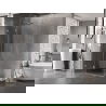 Mexen Lunar T kabina prysznicowa uchylna lewa 125 x 100 cm, transparent, chrom - 834T-125-100-01-00-L