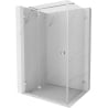 Mexen Lunar T kabina prysznicowa uchylna lewa 125 x 110 cm, transparent, chrom - 834T-125-110-01-00-L