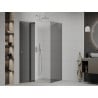 Mexen Roma kabina prysznicowa uchylna 90 x 90 cm, grafit, chrom - 854-090-090-01-40