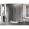 Mexen Lunar L Duo kabina prysznicowa uchylna lewa 120 x 85 cm, transparent, nikiel szczotkowany - 834L-120L-085P-97-00