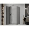 Mexen Roma kabina prysznicowa uchylna 110 x 70 cm, grafit, chrom - 854-110-070-01-40