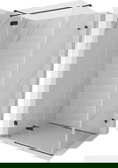 Mexen Lunar T kabina prysznicowa uchylna lewa 120 x 90 cm, transparent, czarna - 834T-120-090-70-00-L