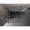 Mexen Lunar T kabina prysznicowa uchylna lewa 120 x 120 cm, transparent, czarna - 834T-120-120-70-00-L