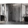 Mexen Lunar T kabina prysznicowa uchylna lewa 140 x 120 cm, transparent, czarna - 834T-140-120-70-00-L