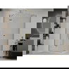 Mexen Roma kabina prysznicowa uchylna 90 x 70 cm, transparent, złota + brodzik Flat - 854-090-070-50-00-4010