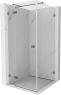 Mexen Lunar T kabina prysznicowa uchylna lewa 110 x 110 cm, transparent, gun metal - 834T-110-110-95-00-L