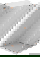 Mexen Lunar kabina prysznicowa uchylna lewa 85 x 70 cm, transparent, różowe złoto - 834-085-070-60-00-L