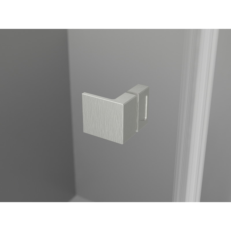 Mexen Lunar T kabina prysznicowa uchylna lewa 135 x 90 cm, transparent, nikiel szczotkowany - 834T-135-090-97-00-L