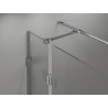 Mexen Lunar T kabina prysznicowa uchylna prawa 115 x 110 cm, transparent, chrom - 834T-115-110-01-00-P
