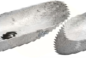 Mexen Rita umywalka nablatowa 45 x 32 cm, szara kamień - 21084598