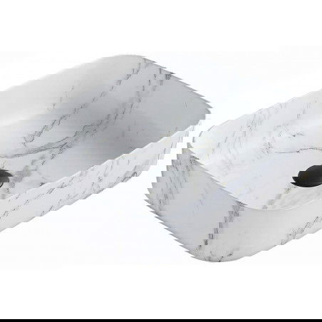 Mexen Carla umywalka nablatowa 50 x 39 cm, biała kamień - 21555092