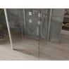 Mexen Omega-3S kabina prysznicowa 3-ścienna, rozsuwana 100 x 100 cm, transparent, chrom - 825-100-100-01-00-3S