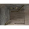 Mexen Omega kabina prysznicowa rozsuwana 100 x 100 cm, transparent, złota - 825-100-100-50-00