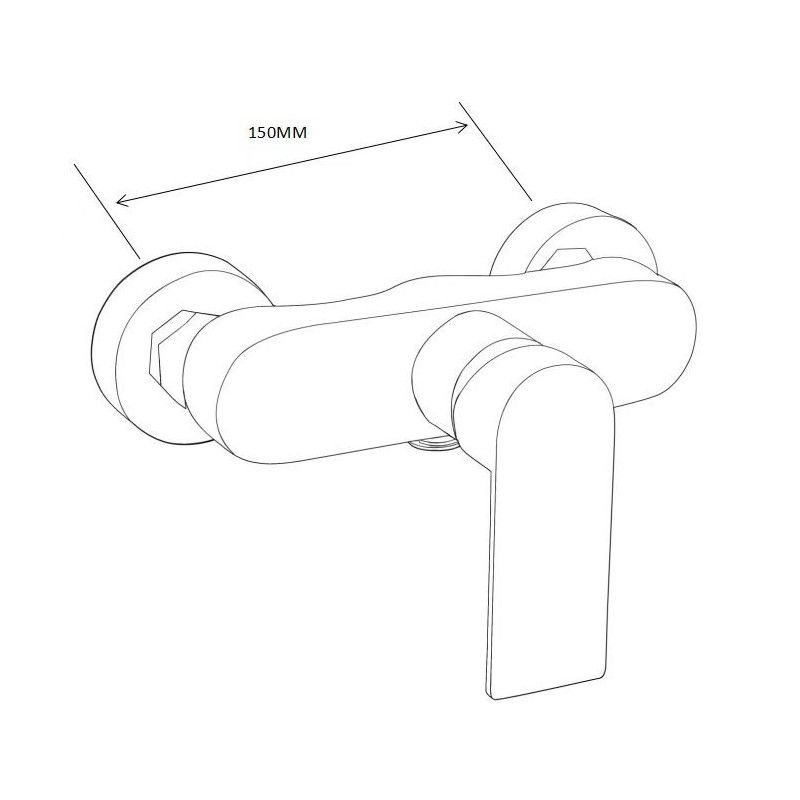 Mexen Royo DQ62 zestaw prysznicowy, biały - 72214DQ62-20