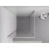 Mexen Exo-B kabina prysznicowa uchylna 95 x 95 cm, transparent, chrom - 817-095-095-01-00