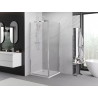 Mexen Exo-B kabina prysznicowa uchylna 95 x 95 cm, transparent, chrom - 817-095-095-01-00