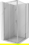 Mexen Exo kabina prysznicowa rozsuwana 95 x 95 cm, transparent, chrom - 8151-095-095-01-00