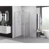 Mexen Exo-S kabina prysznicowa rozsuwana 95 x 95 cm, transparent, chrom - 8151-095-095-01-00