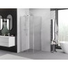 Mexen Exo-S kabina prysznicowa rozsuwana 95 x 95 cm, transparent, chrom - 8151-095-095-01-00