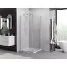 Mexen Exo kabina prysznicowa rozsuwana 95 x 95 cm, transparent, chrom - 8151-095-095-01-00