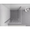 Mexen Exo kabina prysznicowa rozsuwana 95 x 95 cm, transparent, chrom - 8151-095-095-01-00