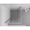 Mexen Exo-S kabina prysznicowa rozsuwana 95 x 95 cm, transparent, chrom - 8151-095-095-01-00