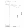 Mexen Royo DF40 zestaw prysznicowy, chrom - 72214DF40-00