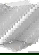 Mexen Lunar kabina prysznicowa uchylna lewa 95 x 80 cm, transparent, nikiel szczotkowany - 834-095-080-97-00-L