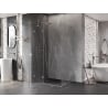 Mexen Lunar kabina prysznicowa uchylna lewa 95 x 80 cm, transparent, nikiel szczotkowany - 834-095-080-97-00-L