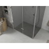 Mexen Lima kabina prysznicowa składana 80 x 70 cm, grafit, chrom - 856-080-070-01-40