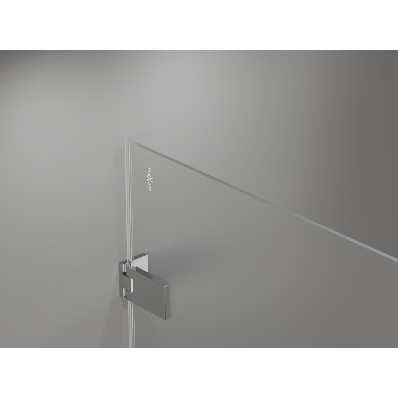 Mexen Lunar-F Duo kabina prysznicowa składana 80 x 70 cm, transparent, chrom - 836-080L-070P-01-00
